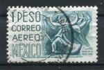 Timbre du MEXIQUE  PA  1953 - 56  Obl  N  183KB  Filigrane F  Y&T   