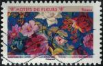 France 2021 Oblitr Used Motifs de Fleurs Roses Y&T 1993