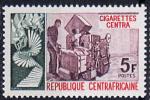 Timbre neuf ** n 215(Yvert) Centrafrique 1974 - Cigarettes Centra