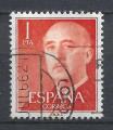 Espagne - 1955/58 - Yt n 864 - Ob - Gnral Franco 1 pta vermillon