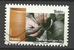 France timbre n 1074 oblitr anne 2015 Art et Matiere de l'artisanat:  Terre