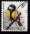 Belgique 1992 - Y&T 2460 - oblitr - oiseau (msange charbonnire)