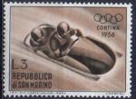 SAINT MARIN N 404 *(nsg) Y&T 1955 Jeux Olympique de Cortina d'Ampezzo