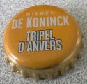 Belgique Capsule Bire Crown Cap Beer Bieren De Koninck Tripel d'Anvers