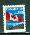 Canada 1998 Y&T 1623 oblitr Drapeau avec iceberg (Non dentel en (bas)
