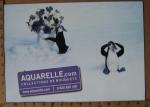 CP pub Aquarelle.com Collections de Bouquets (crite)