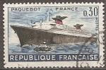 france - n 1325  obliter - 1962