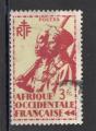 Timbre des Colonies Franaises / 1945 / Afrique Occidentale / Y&T N16