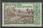 GUYANE 1929-38 Y.T N119 neuf* cote 1.25 Y.T 2022  