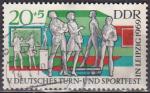 DDR N 1182 de 1969 avec oblitration postale