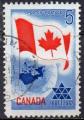 CANADA N 377 o Y&T 1967 Centenaire de la confdration (Drapeau)