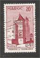 French Morocco - Scott 322   architecture