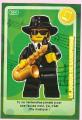 Carte  collectionner Auchan Lego Cre ton Monde Le Joueur de Saxophone 4