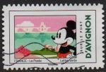 1585 - Srie "Mickey et la France" - oblitr - anne 2018