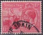 TRINITE (et Tobago) N° 112 de 1922 oblitéré