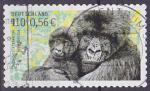 Timbre oblitr n 2036(Yvert) Allemagne 2001 - Gorilles, singes