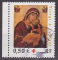 Timbre oblitr n 3717(Yvert) France 2004 - Croix-Rouge, Vierge  l'enfant