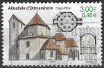 FRANCE - 2000 - Yt n 3336 - Ob - Abbatiale d'Ottmarsheim