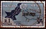 PAKISTAN Service N 51A de 1960 oblitr 