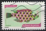 France 2014 Oblitr Used Stamp Odorat Le fumet du poisson Y&T 1039