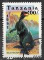 Tanzanie 1991; Y&T n 719; 100s, Faune prhistorique
