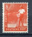 Timbre ALLEMAGNE Secteur AAS 1947  Neuf SG   N 34  Y&T