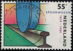 Pays Bas 1989 Chemins de Fer Wheel on railway track Roue sur voie ferre SU