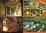 CPM, SAINT-WANDRILLE : Lot de 4 cartes de l'Abbaye dont arienne et Multi vues