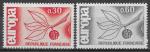 FRANCE N°1455/1456** (Europa 1965) - COTE 1.10 €