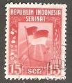 Indonesia - Scott 334   flag / drapeau