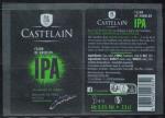 France Lot 2 Etiquettes Bière Beer Labels IPA Castelain Fleur de Houblon