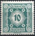 Autriche - 1922 - Y & T n 111 Timbre-taxe - MH