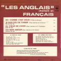 EP 45 RPM (7")  Les Anglais  "  Ah comme c'est doux  "