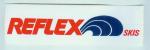 REFLEX SKIS / autocollant rare et ancien / marque de skis