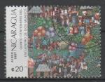 NICARAGUA  N PA 1211 Y&T o 1987 500 e Anniversaire de la dcouverte de l'Amriq