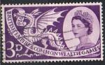 GRANDE BRETAGNE N 312 o Y&T 1958 6e Jeux de l'empire britannique (Elisabeth II)