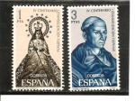 Espagne N Yvert 1355/56 - Edifil 1693/94 (neuf/**)
