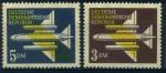Allemagne, R.D.A : poste arienne n 6 et 7 xx anne 1957