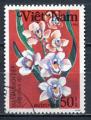Timbre Rpublique Socialiste du VIETNAM 1984  Obl  N 500  Y&T Orchides   