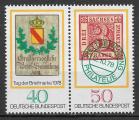 Allemagne - 1978 - Yt n 827/28 - N** - Journe du timbre