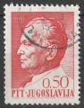 Timbre oblitr n 1153(Yvert) Yougoslavie 1968 - Marchal Tito