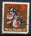 NOUVELLE ZELANDE N 512 o Y&T 1970-1971 Papillons (Lichen moth)