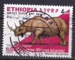 ETHIOPIE - 2005 - Rhinocros - Michel 1824 oblitr
