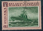 Pologne - oblitr - bateau militaire