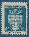 N554 Armoiries de La Rochelle - Au profit du Secours National - neuf**