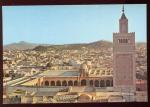  CPM non crite Tunisie TUNIS Mosque Ezzitouna et vue panoramique