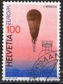 Suisse 1994; Y&T n 1454 ;100c Europa, dcouvertes, ballon stratosphrique