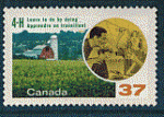 Canada 1988 - YT 1057 - oblitr - 75 anniversaire apprendre en travaillant