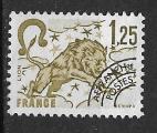 France Pro N 156 signes du zodiaque lion 1978