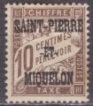 St PIERRE et MIQUELON Taxe N 11 de 1925 neuf*